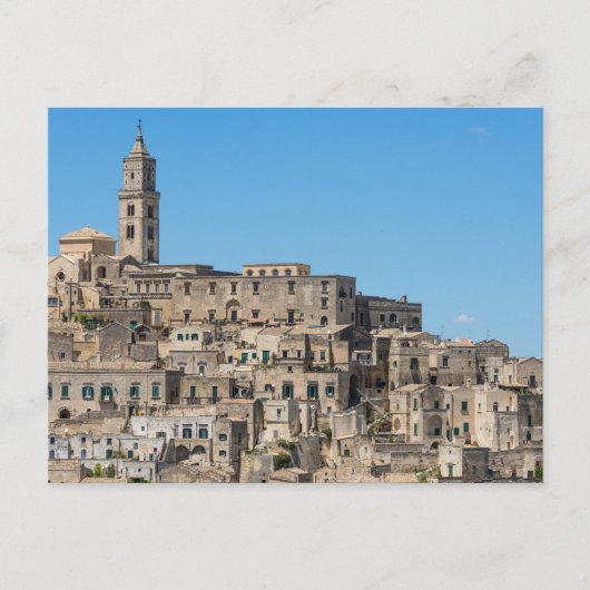 Stad Sassi di Matera in Italië Briefkaart (Voorkant)