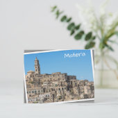 Stad Sassi di Matera in Italië Briefkaart (Staand voorkant)