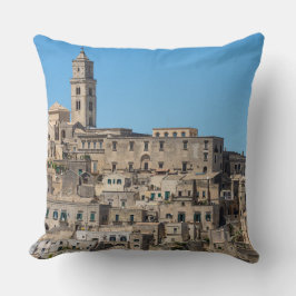 Stad Sassi di Matera in Italië Kussen
