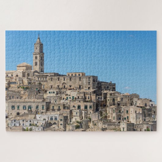 Stad Sassi di Matera in Italië Legpuzzel (Horizontaal)