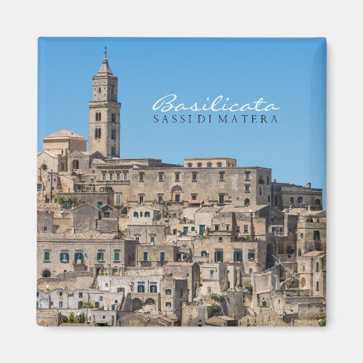 Stad Sassi di Matera in Italië Magneet (Voorkant)
