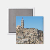 Stad Sassi di Matera in Italië Magneet (Voorkant / Achterkant)