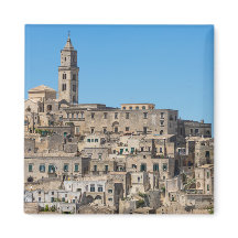 Stad Sassi di Matera in Italië