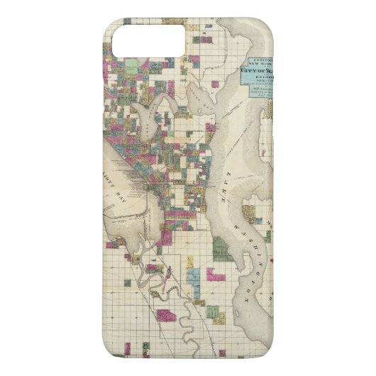 Stad Seattle en Environs Case-Mate iPhone Case (Achterkant)