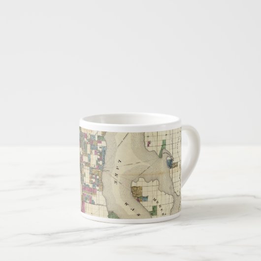 Stad Seattle en Environs Espresso Kop (Voorkant rechts)