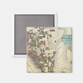 Stad Seattle en Environs Magneet (Voorkant / Achterkant)