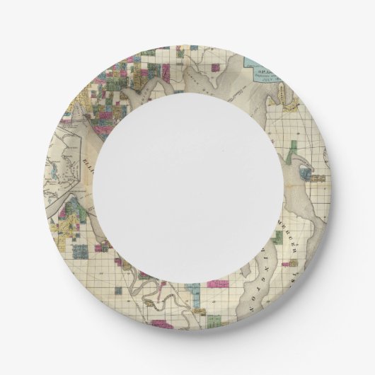 Stad Seattle en Environs Papieren Bordje (Voorkant)