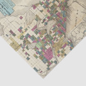 Stad Seattle en Environs Tissuepapier (Detail)