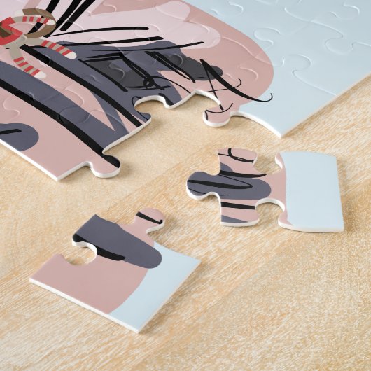 Stad Seattle Surreal Pop Art Busy Legpuzzel (Zijkant)