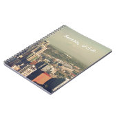 Stad Seattle. Uitzicht van de stadtoren. Landschap Notitieboek (Linkerzijde)