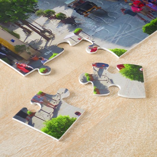 Stad Sevilla, Spanje - Puzzle Legpuzzel (Zijkant)