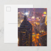 Stad Shanghai Briefkaart (Voorkant / Achterkant)