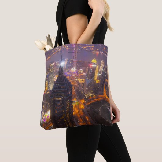 Stad Shanghai Tote Bag (Dichtbij)