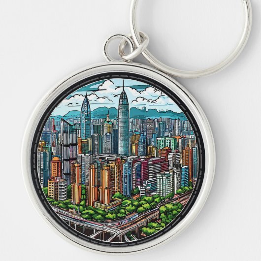 Stad Shenzhen Sleutelhanger (Voorkant)