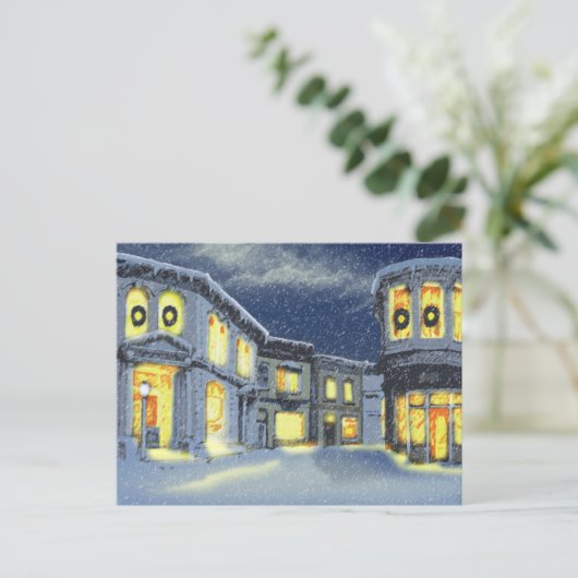 Stad Sidewalks Briefkaart (Staand voorkant)