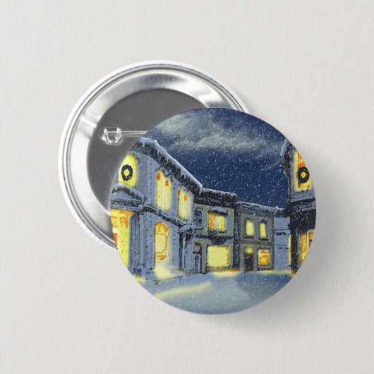 Stad Sidewalks Ronde Button 5,7 Cm (Voorkant /achterkant)