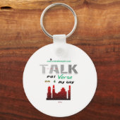 stad - sleutel sleutelhanger (Voorkant)