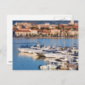 Stad Split in Kroatië op zonsondergang Briefkaart (Voorkant / Achterkant)
