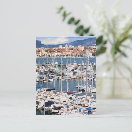 Stad Split Marina in Kroatië Briefkaart (Staand voorkant)