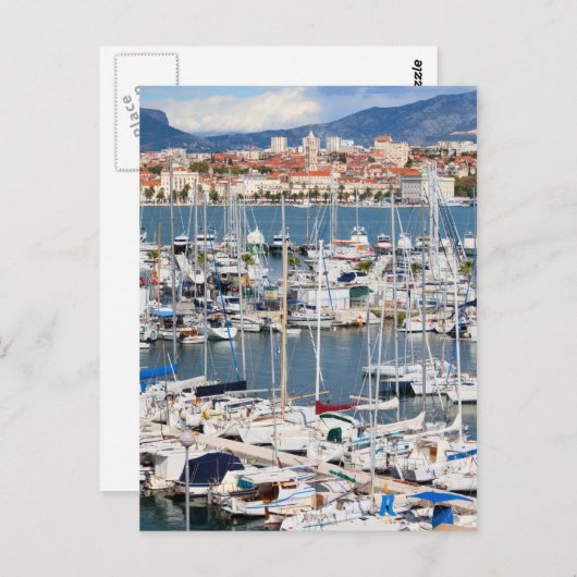 Stad Split Marina in Kroatië Briefkaart (Voorkant / Achterkant)