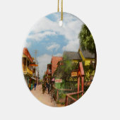 Stad - St Augustine Florida - Cozy Inn 1908 Keramisch Ornament (Rechts)