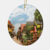 Stad - St Augustine Florida - Cozy Inn 1908 Keramisch Ornament (Links)