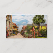 Stad - St Augustine Florida - Cozy Inn 1908 Visitekaartje (Achterkant)