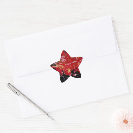 stad ster sticker (Envelop)