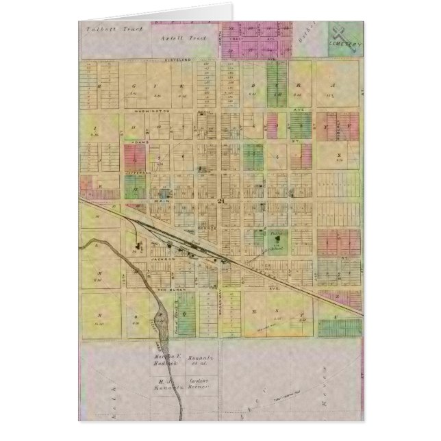 Stad Sterling, provincie Rice, Kansas (Voorkant)