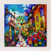 Stad Straat Puzzel (Verticaal)