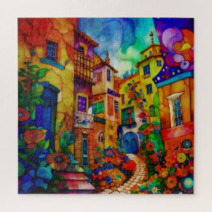 Stad Straat Puzzel