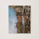 Stad - Syracuse NY - het Clinton Square kanaal 190 Legpuzzel (Verticaal)