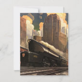 stad, T1 duplextrein op het spoor (Voorkant)