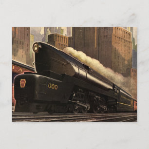  stad, T1 duplextrein op het spoor Briefkaart