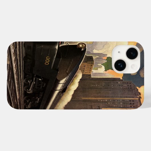  stad, T1 duplextrein op het spoor Case-Mate iPhone Case (Achterkant (horizontaal))