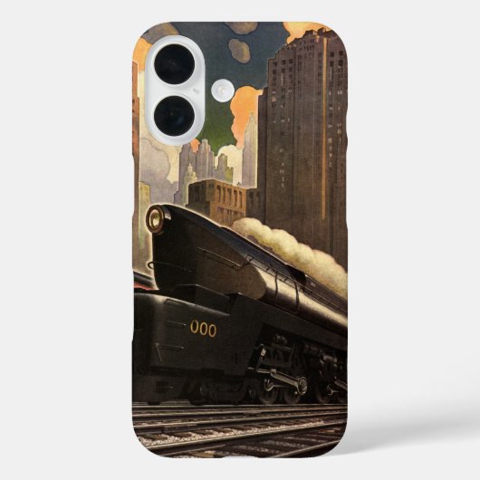  stad, T1 duplextrein op het spoor Case-Mate iPhone Case (Achterkant)