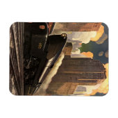 stad, T1 duplextrein op het spoor Magneet (Horizontaal)