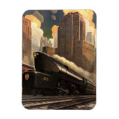  stad, T1 duplextrein op het spoor Magneet (Verticaal)