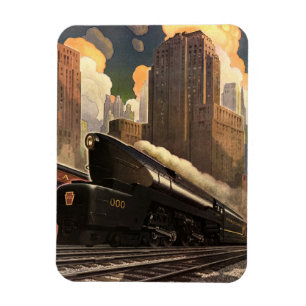  stad, T1 duplextrein op het spoor Magneet