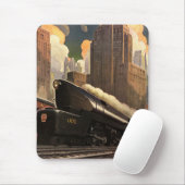 stad, T1 duplextrein op het spoor Muismat (Met muis)