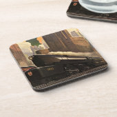  stad, T1 duplextrein op het spoor Onderzetter (Linkerzijde)