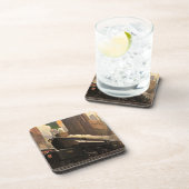  stad, T1 duplextrein op het spoor Onderzetter (Rechterzijde)