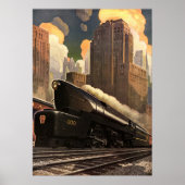  stad, T1 duplextrein op het spoor Poster (Voorkant)