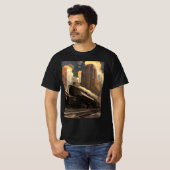  stad, T1 duplextrein op het spoor T-shirt (Voorkant volledig)