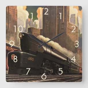 stad, T1 duplextrein op het spoor Vierkante Klok