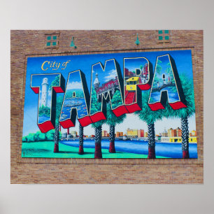 Stad Tampa, Florida Poster
