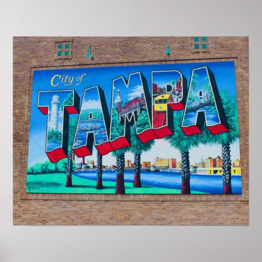 Stad Tampa, Florida Poster (Voorkant)