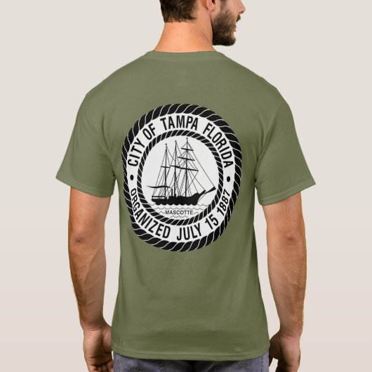 Stad Tampa Seal T-Shirt (Achterkant)