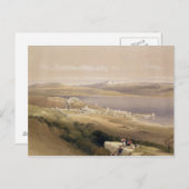 Stad Tiberias op het Zee van Galilea Briefkaart (Voorkant / Achterkant)