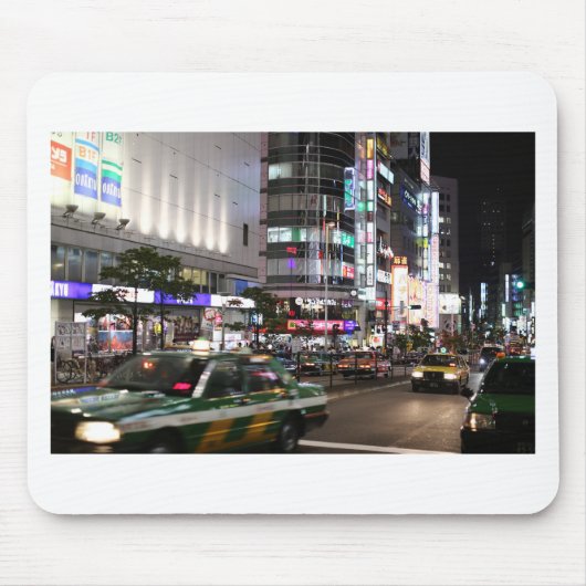 Stad Tokio Street View Muismat (Voorkant)